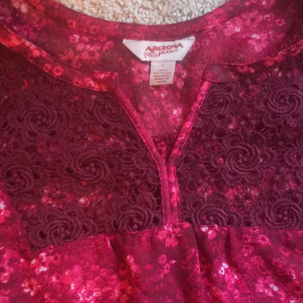 Floral Sheer Blouse